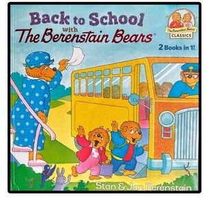 BUNDLE & SAVE🐻 Berenstain Bears Back to School 2 in1 Kids Book